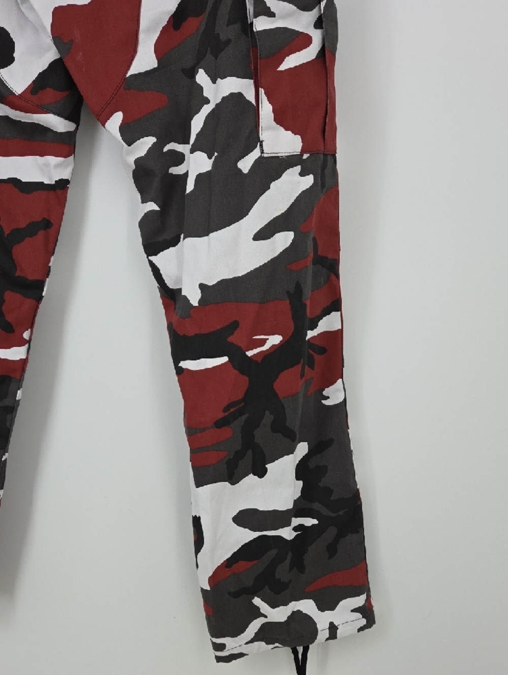 Red Camo Cargo Pants for Men — Utility Style - Picture 16 of 16